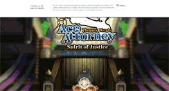 Desktop Screenshot of ace-attorney.com